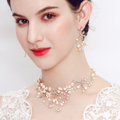 Conjunto de Collar y Aretes de Perlas Elegantes - Image 12