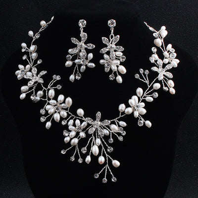 Conjunto de Collar y Aretes de Perlas Elegantes - Image 14