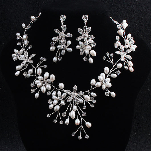 Conjunto de Collar y Aretes de Perlas Elegantes - Image 14