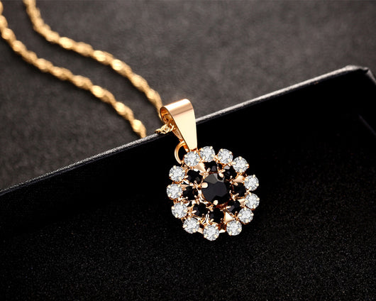Conjunto de Joyería Floral de 4 Piezas: Anillo, Collar, Aretes y Pulsera - Image 18