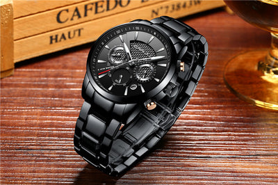 Reloj de Cuarzo Resistente al Agua con Triple Esfera - Image 11