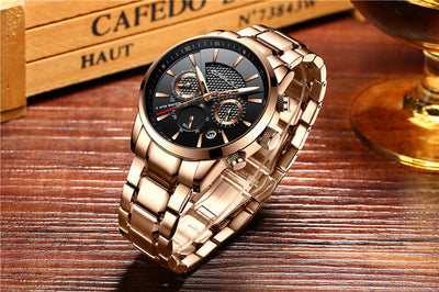 Reloj de Cuarzo Resistente al Agua con Triple Esfera - Image 14