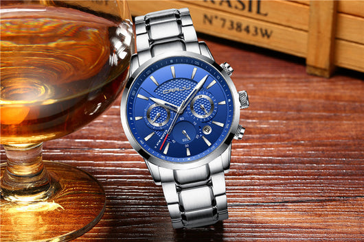 Reloj de Cuarzo Resistente al Agua con Triple Esfera - Image 16