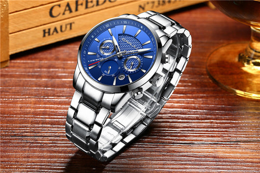 Reloj de Cuarzo Resistente al Agua con Triple Esfera - Image 17