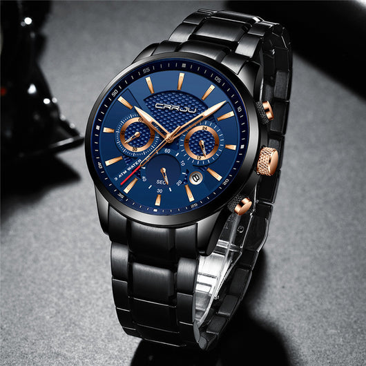 Reloj de Cuarzo Resistente al Agua con Triple Esfera - Image 21