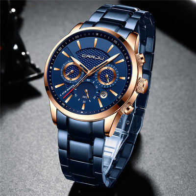 Reloj de Cuarzo Resistente al Agua con Triple Esfera - Image 35