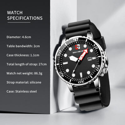Reloj de Cuarzo para Hombre con Caja de Aleación - Image 12