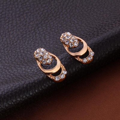 Juego de 4 Collares de Cristal Dorado - Image 7