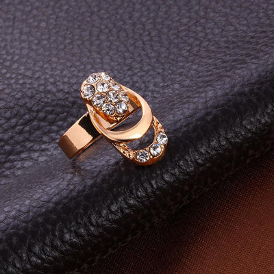 Juego de 4 Collares de Cristal Dorado - Image 8