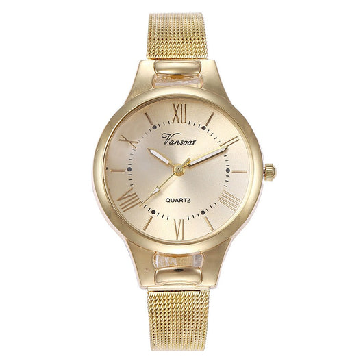 Reloj de Pulsera Mujer con Malla de Aleación y Movimiento de Cuarzo - Image 12