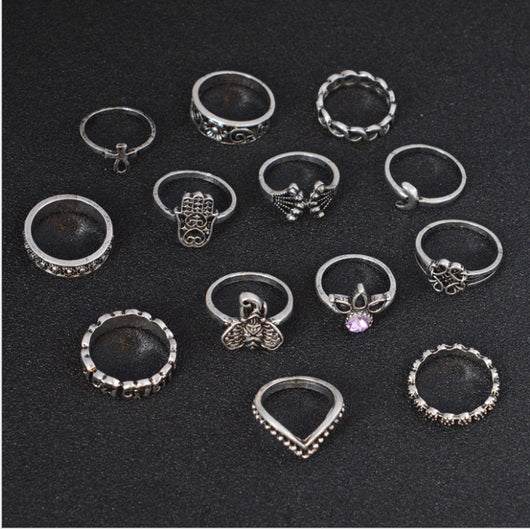 Conjunto de Anillos Bohemios Vintage - Image 4