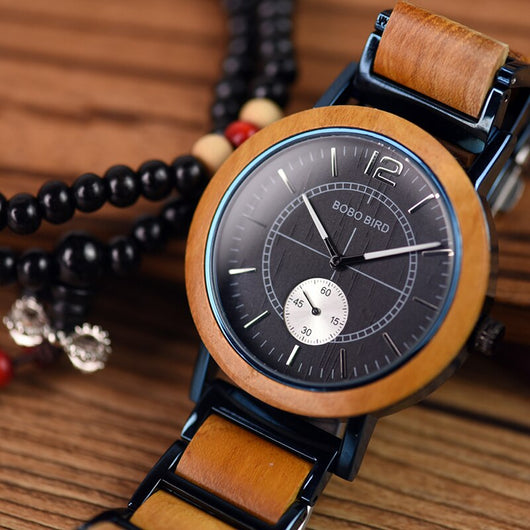 Reloj de Pareja en Madera - Diseño Artesanal con Correa de Cuero - Image 7