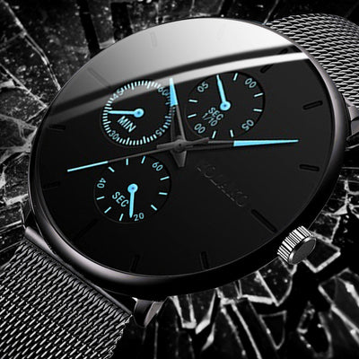 Reloj para hombre con correa de malla ultradelgada - Image 10