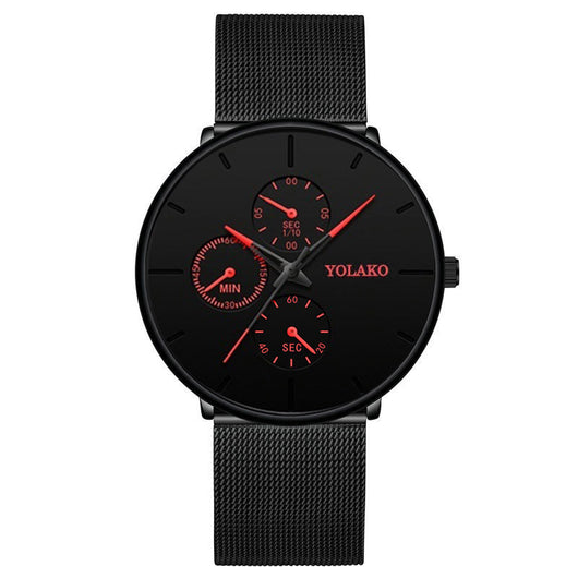 Reloj para hombre con correa de malla ultradelgada - Image 14