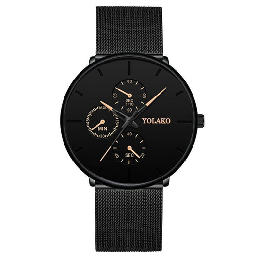 Reloj para hombre con correa de malla ultradelgada - Image 15