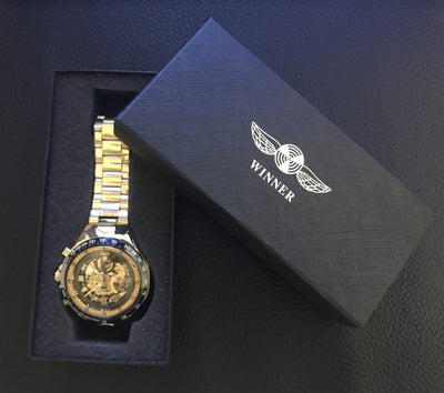 Reloj Automático de Cuero Hueco - Image 13