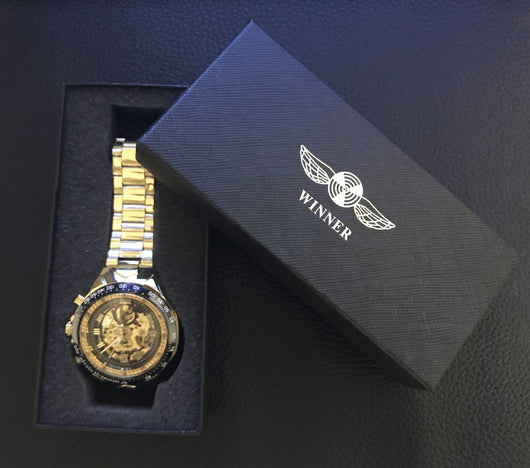 Reloj Automático de Cuero Hueco - Image 13