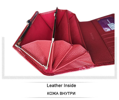 Monedero y Bolsa de Cuero Charol para Mujer - Image 10