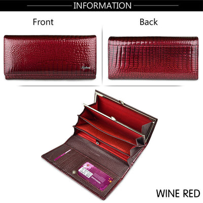 Monedero y Bolsa de Cuero Charol para Mujer - Image 15