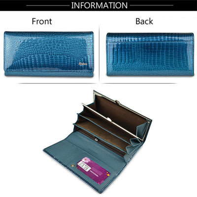 Monedero y Bolsa de Cuero Charol para Mujer - Image 16