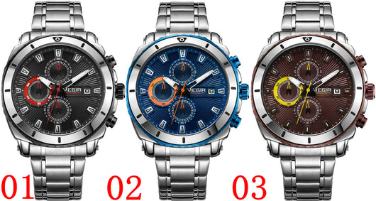Reloj de Cuarzo en Acero Inoxidable para Hombre - Image 5