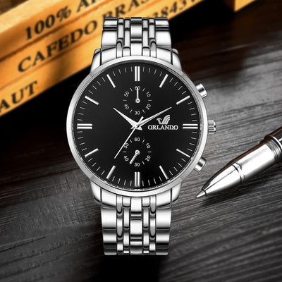 Reloj de Negocios para Hombre con Banda de Acero Aleado - Elegancia Profesional - Image 20