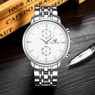 Reloj de Negocios para Hombre con Banda de Acero Aleado - Elegancia Profesional - Image 22