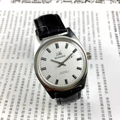 Reloj Mecánico Old Shanghai 7120 Cuerda Manual Acero Inoxidable Vintage Resistente a Golpes - Image 7