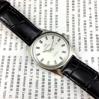 Reloj Mecánico Old Shanghai 7120 Cuerda Manual Acero Inoxidable Vintage Resistente a Golpes - Image 9
