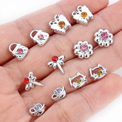 Set de Aretes Dorados y Plateados con Diseño Geométrico y Moño - Pendientes de Moda Coreana - Image 22