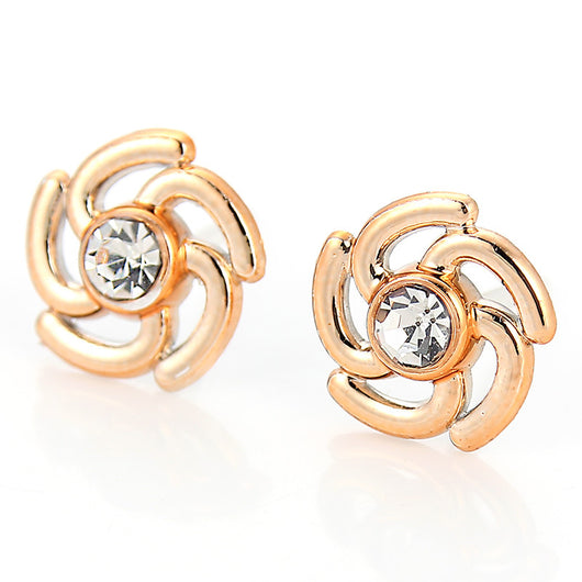 Set de Aretes Dorados y Plateados con Diseño Geométrico y Moño - Pendientes de Moda Coreana - Image 26