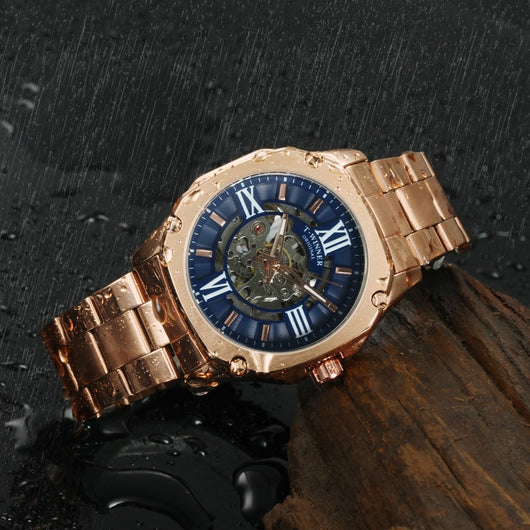Reloj Mecánico Hueco para Hombre con Diseño Transparente - Image 6