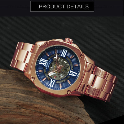 Reloj Mecánico Hueco para Hombre con Diseño Transparente - Image 7