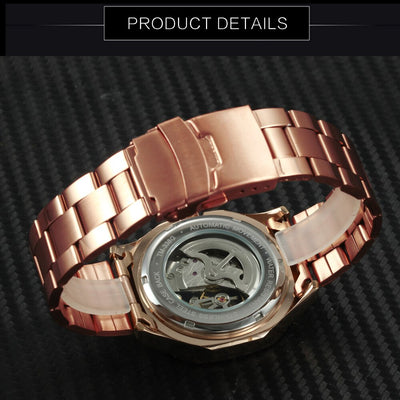 Reloj Mecánico Hueco para Hombre con Diseño Transparente - Image 8