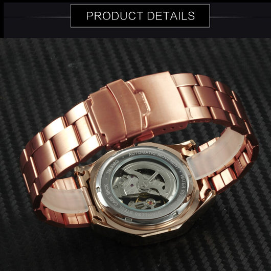 Reloj Mecánico Hueco para Hombre con Diseño Transparente - Image 8