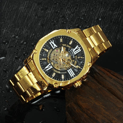 Reloj Mecánico Hueco para Hombre con Diseño Transparente - Image 12