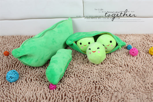 Almohada Peluche Vaina de Guisantes Grande - Juguete Suave Creativo para Niñas - Image 7