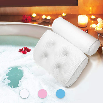 Almohada de Baño con 6 Ventosas y Malla 3D - Image 19