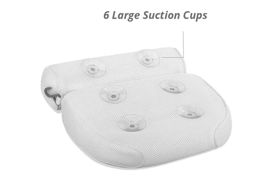 Almohada de Baño con 6 Ventosas y Malla 3D - Image 29