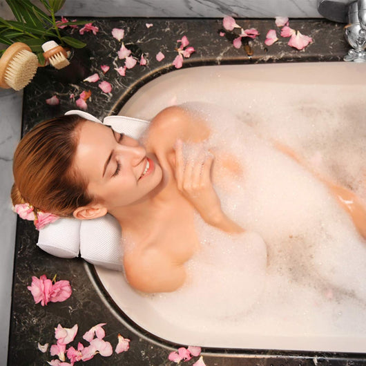 Almohada de Baño con 6 Ventosas y Malla 3D - Image 36