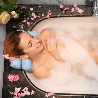 Almohada de Baño con 6 Ventosas y Malla 3D - Image 38