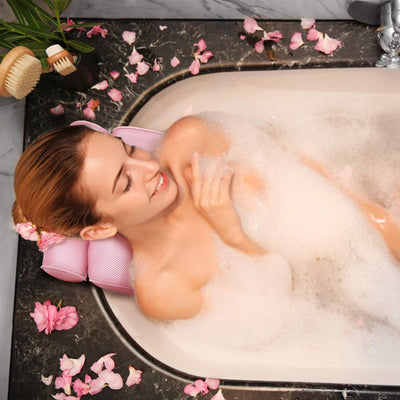 Almohada de Baño con 6 Ventosas y Malla 3D - Image 40