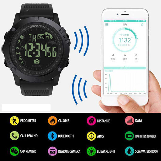 Reloj Deportivo Inteligente con Podómetro y Resistencia al Agua - Image 3