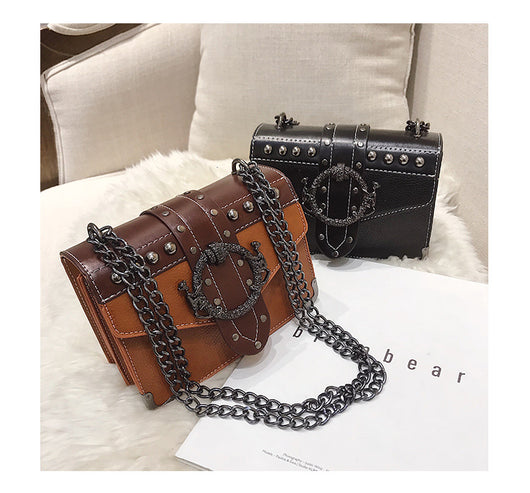 Bolso de Hombro Vintage con Tachuelas - Image 51