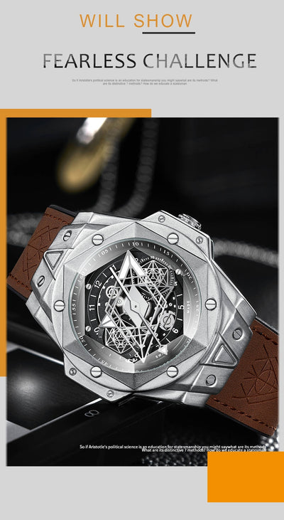 Reloj de Cuarzo para Hombre con Banda de Silicona Resistente al Agua - Image 15