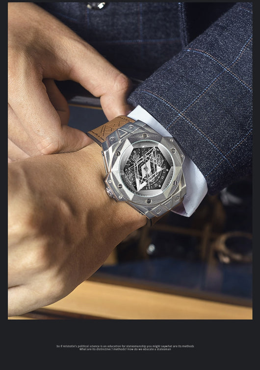 Reloj de Cuarzo para Hombre con Banda de Silicona Resistente al Agua - Image 19