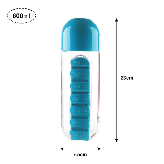 Botella Térmica Portátil con Compartimento para Medicinas - 7 Días - Image 11