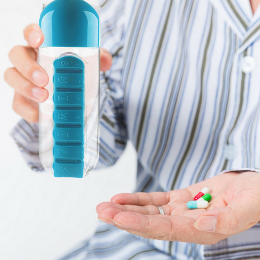 Botella Térmica Portátil con Compartimento para Medicinas - 7 Días - Image 16