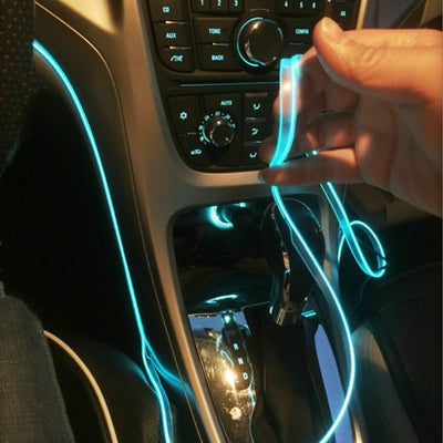 Tira LED Neon para Auto y Bicicleta - Luz Decorativa 12V Impermeable USB - Image 19