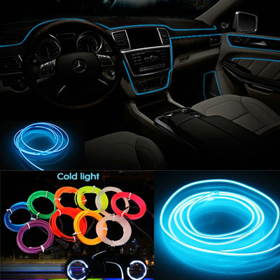 Tira LED Neon para Auto y Bicicleta - Luz Decorativa 12V Impermeable USB - Image 20
